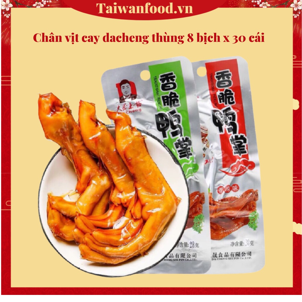 Chân vịt cay dacheng thùng 8 bịch x 30 cái