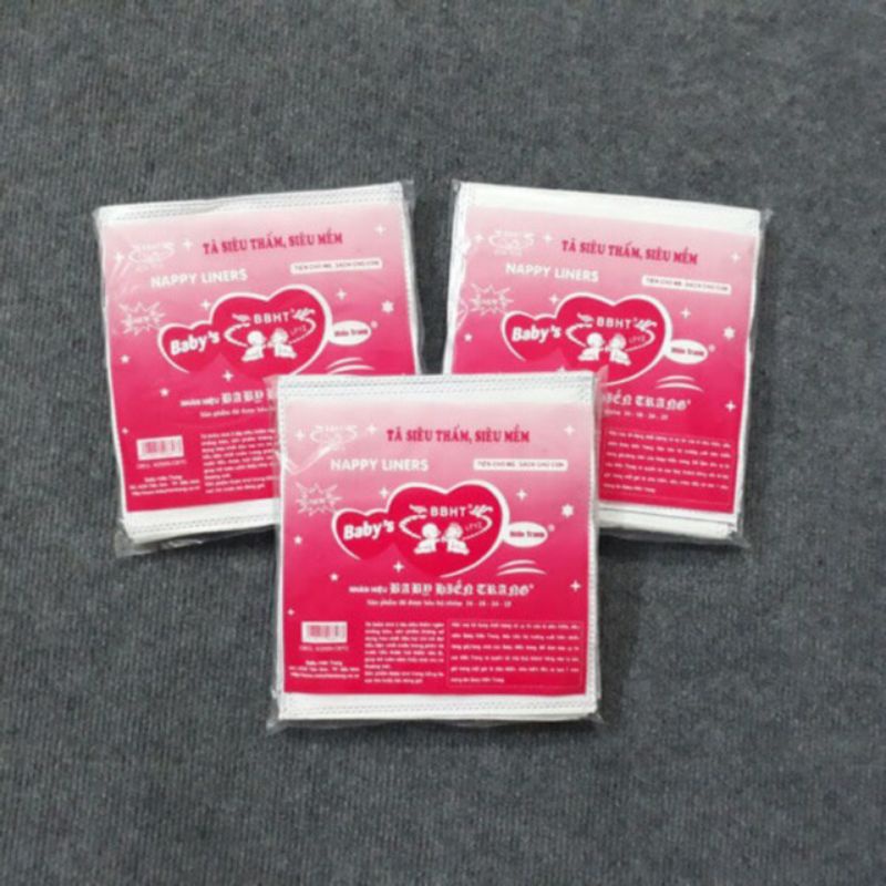 Giấy lót phân su tím Hiền Trang cho bé sơ sinh