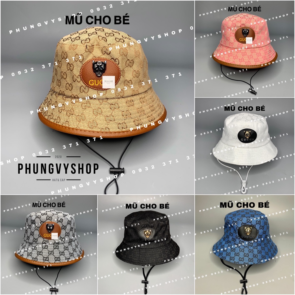 Bé 2.5-6 Tuổi/ Vòng đầu 52cm_ Mũ BO GUXI SOI DAUHO- Nón Tai bèo