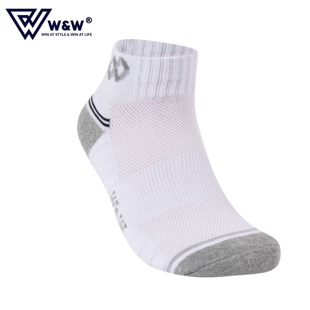 Tất Nam W&W Cổ Cao Thể Thao Khử Mùi, Kháng Khuẩn, Chống Hôi Chân Cao Cấp WM02