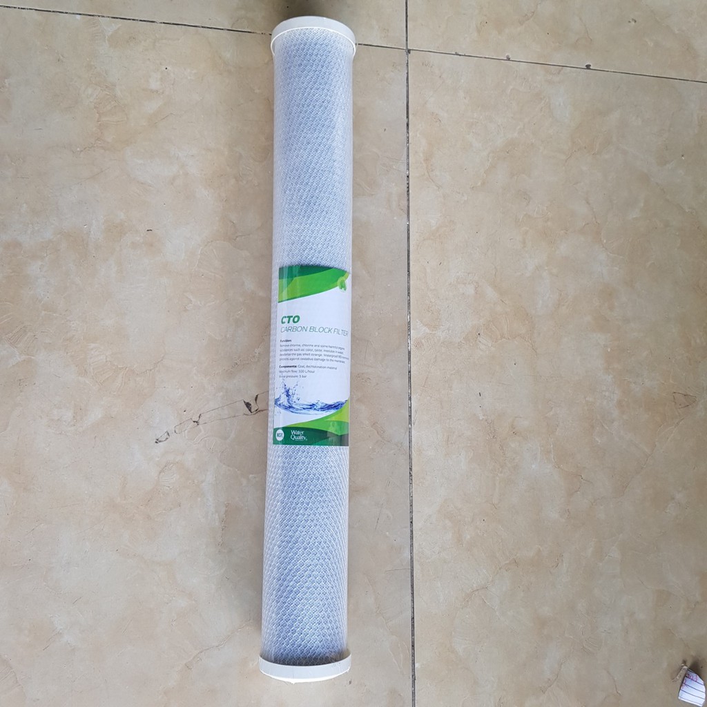 Bộ 3 lõi lọc 1 2 3 (PP UDF CTO) 20 inch