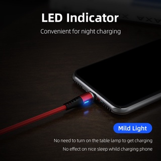 Dây Cáp Sạc USB Nam Châm Có Đèn LED Cho Micro Type-C