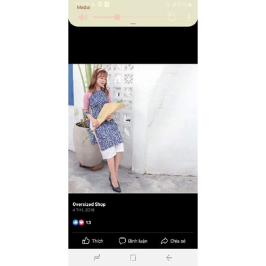Pass áo dài cách tân của Oversizeshop  77K