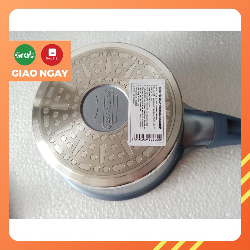 Bộ nồi quánh vân đá đáy từ SUNHOUSE CHỐNG DÍNH