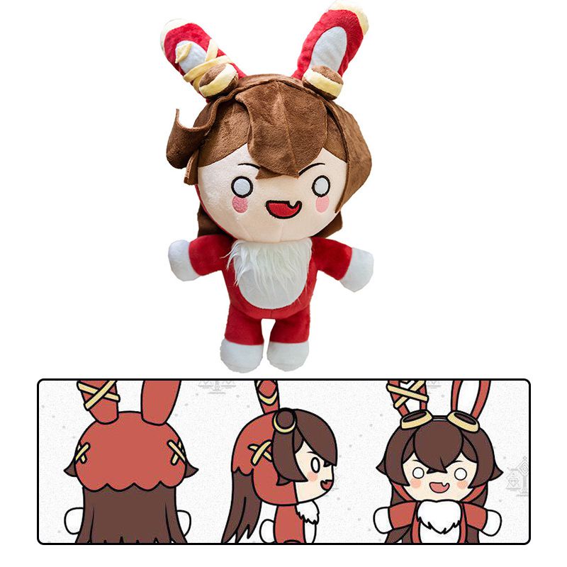 HYC Humey Thú Nhồi Bông Thỏ Đáng Yêu Cho Bé Genshin Impact Baron Bunny Amber Rabbit