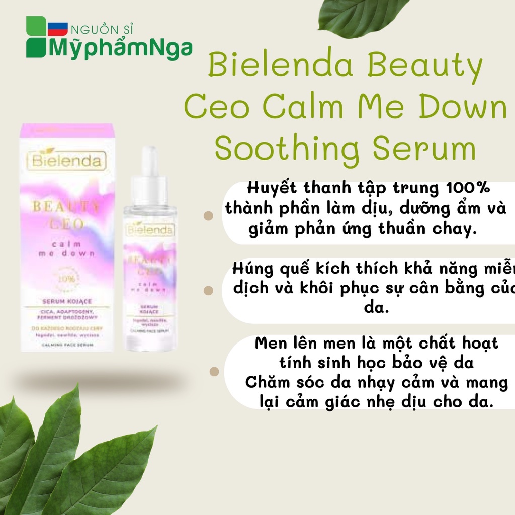 Serum Bielenda BEAUTY CEO Calm me down cho da nhạy cảm