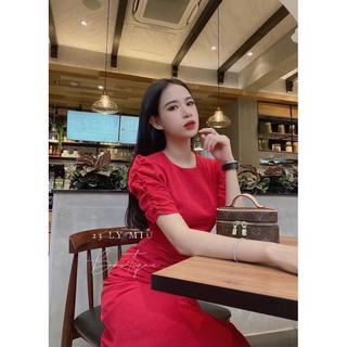 bán sỉ váy đũi rút trắng đỏ