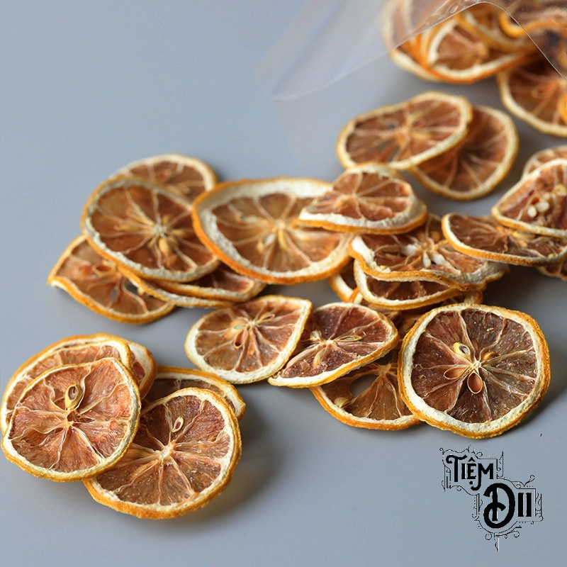 Lát Chanh Khô  Miếng Cam Khô DeCor Hộp Quà Trang Trí Quà Tặng Ý Nghĩa
