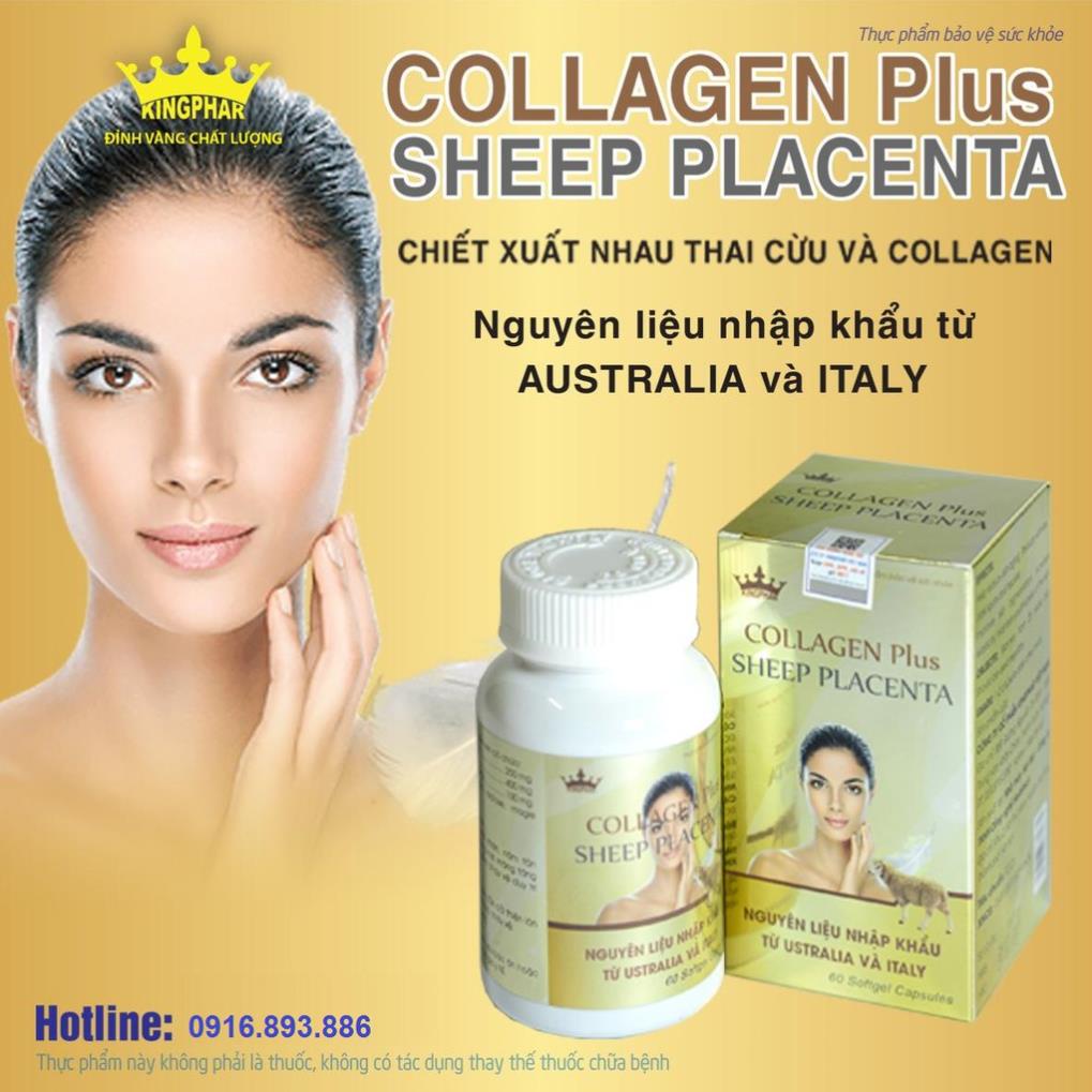 Viên uống Collagen Plus Sheep Placenta – Hỗ trợ làm đẹp da, chống lão hóa