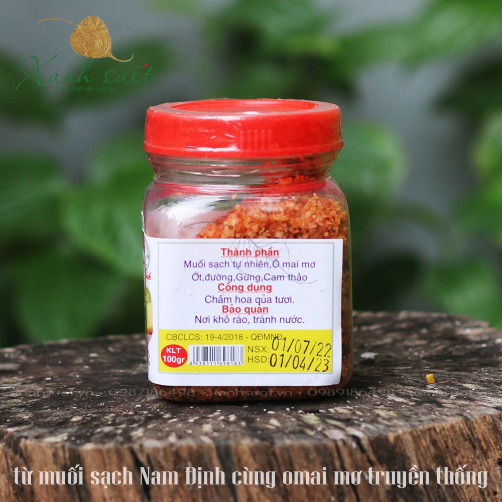 [NSC] Muối Omai Bà Bình- Muối Chấm Hoa Quả Đặc Sản- Thơm, Ngon, Vừa Miệng- Specialty Omai Salt For Fruit [Xanh Suốt]