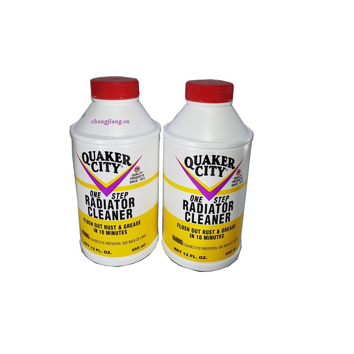 Dung Dịch Súc Két Nước QUAKER CITY RADIATOR CLEANER USA 355ml