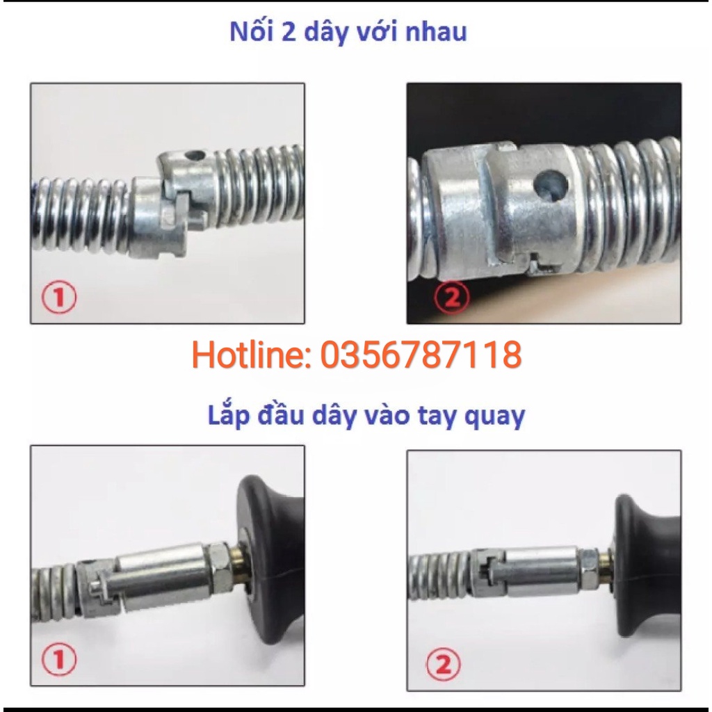 dây thông cống phi 16 dài 6m