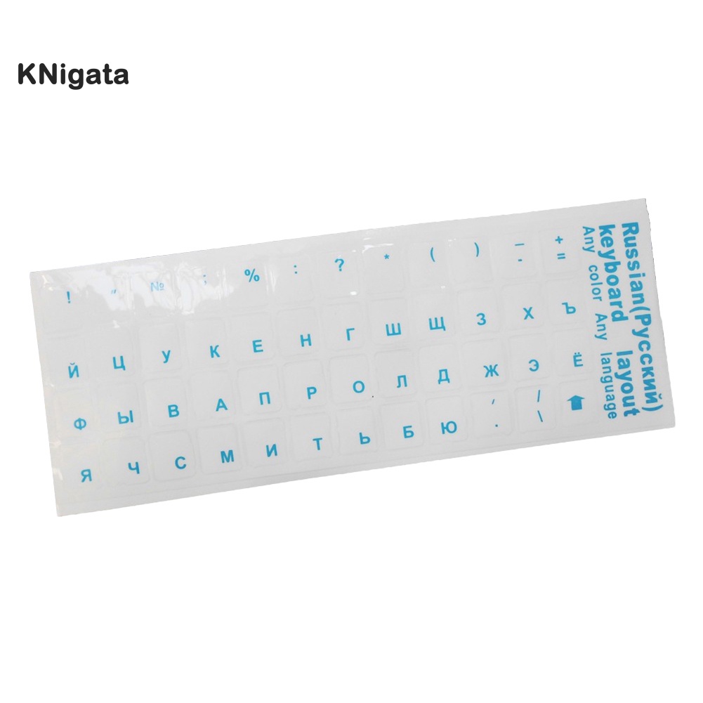 Miếng dán bàn phím thay thế chữ tiếng Nga cho PC Laptop