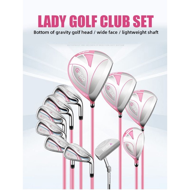 BỘ GẬY GOLF NỮ - PGM GOLF CLUB LADY G300 - LTG035