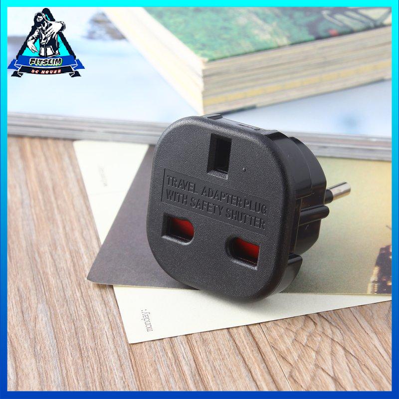 [Fitslim] Universal UK to EU AC Power Travel Plug Adapter Socket Converter 10A/16A 240V
