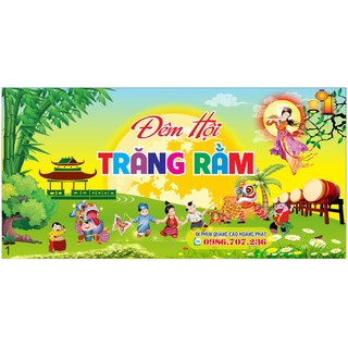 [RẺ VÔ ĐỊCH] -  IN PHÔNG NỀN, BACKDROP TRUNG THU, CHỊ HẰNG THEO YÊU CẦU, KÍCH THƯỚC ĐA DẠNG, HÌNH ẢNH SẮC NÉT, ĐỘC ĐÁO