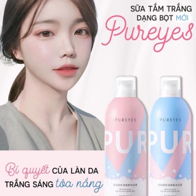 Sữa tắm dạng bọt PUREYES siêu hót