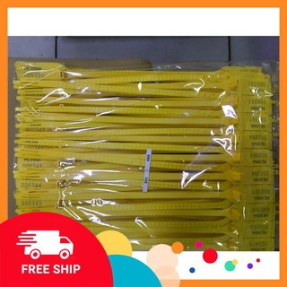 Seal nhựa niêm phong hàng dây rút dẹt ( Túi 100 chiếc có Seri )