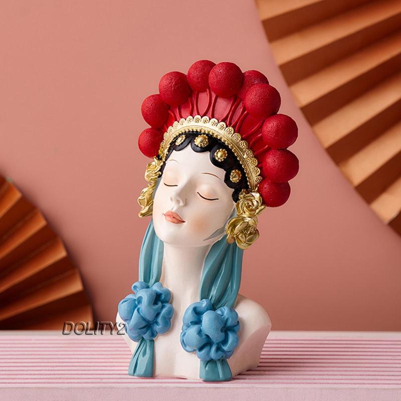 Mô hình búp bê hát bội trang trí bàn làm việc