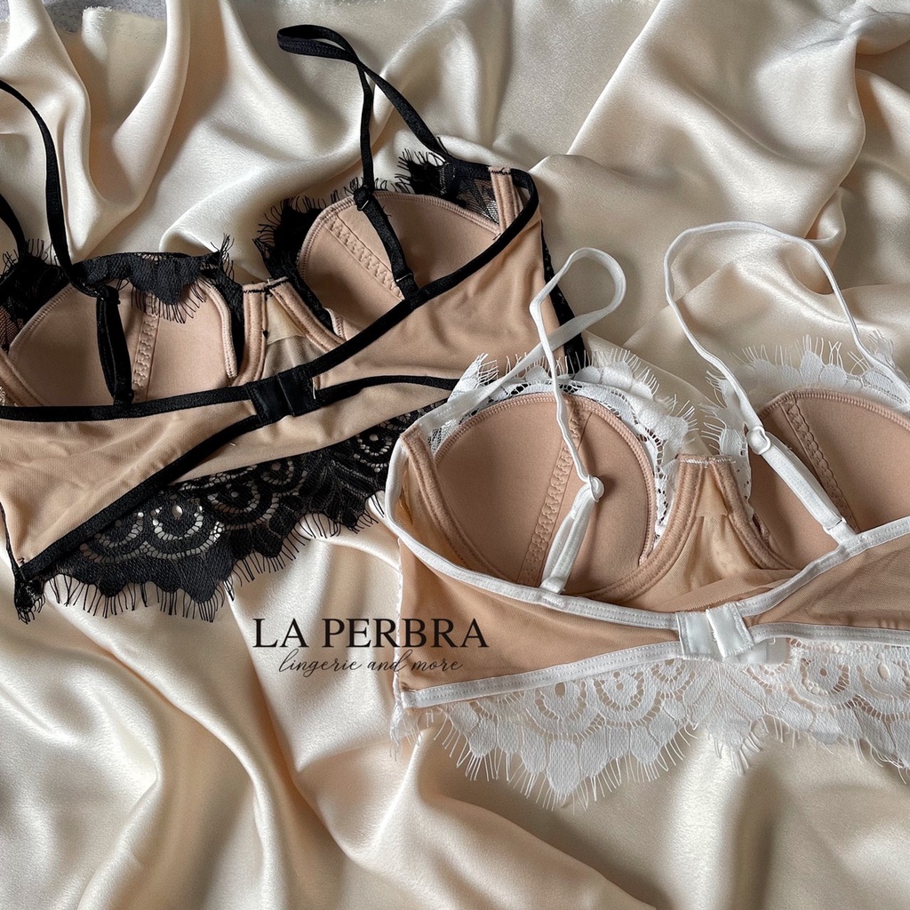 B30 | Áo Bra Ren Mềm Mại Có Gọng Có Đệm Lót Nâng Nhẹ Có Móc Cài Sau Lưng La Perbra - B30