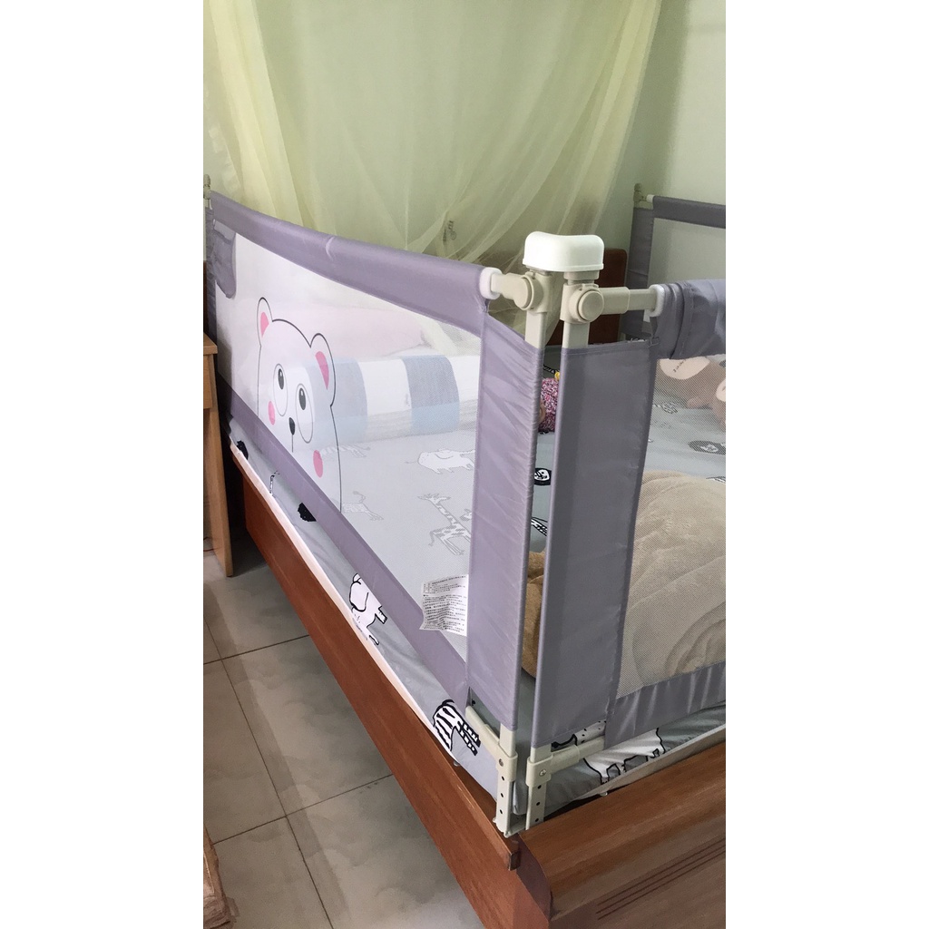 Bộ 2 thanh chắn giường dạng trượt an toàn cho bé