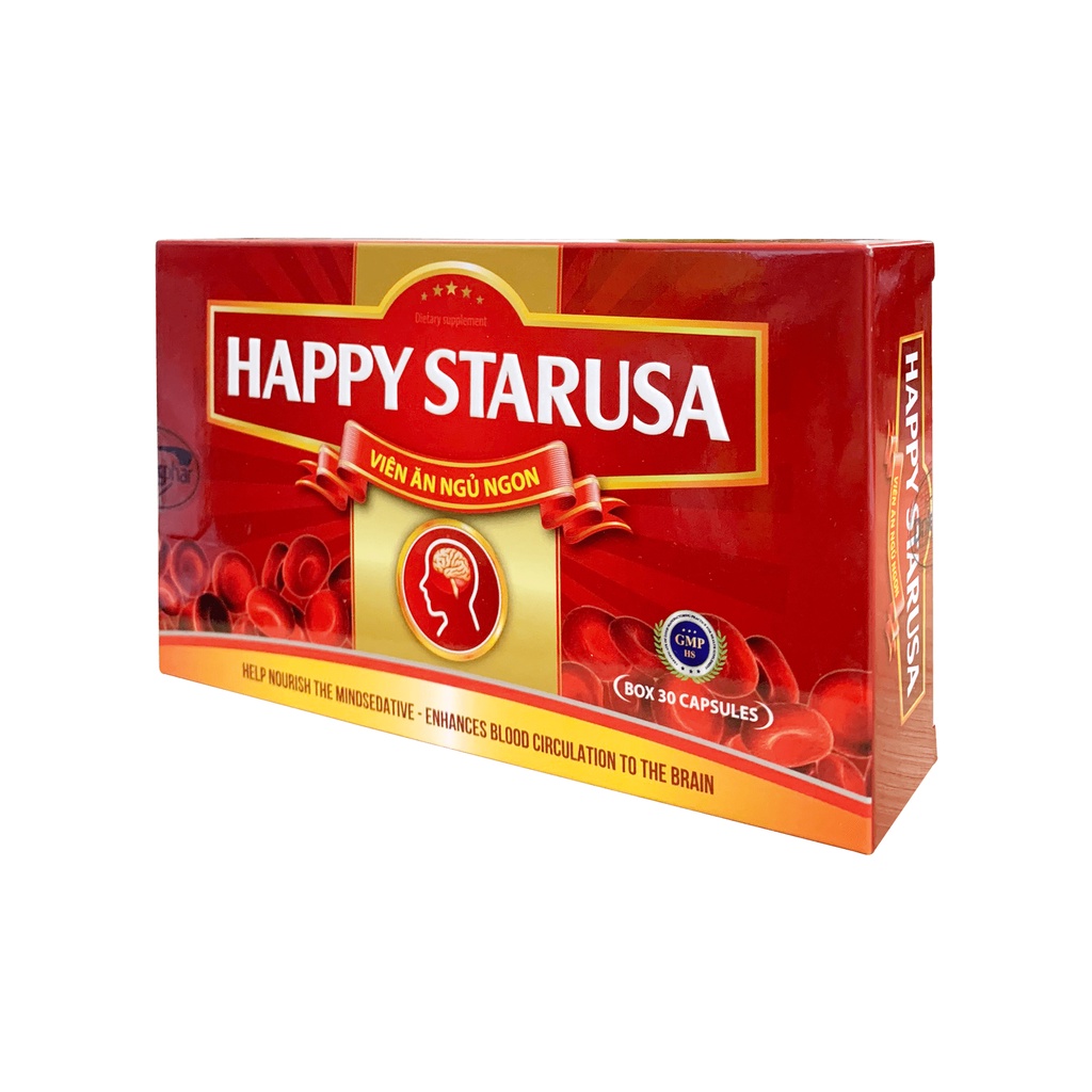 Viên Uống Cải Thiện Giấc Ngủ Giúp Ăn Ngon Ngủ Ngon HAPPY STARUSA