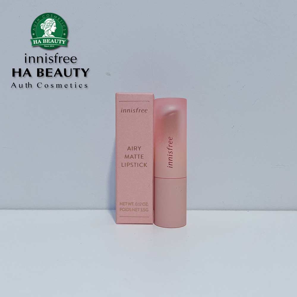 Son lì dạng thỏi siêu nhẹ môi innisfree Airy Matte Lipstick 3.5 g