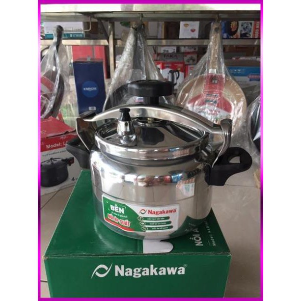 [FREE SHIP - HÀNG SIÊU CAO CẤP] NỒI ÁP SUẤT ĐUN GA Nagakawa LOẠI 4L,5L,7L