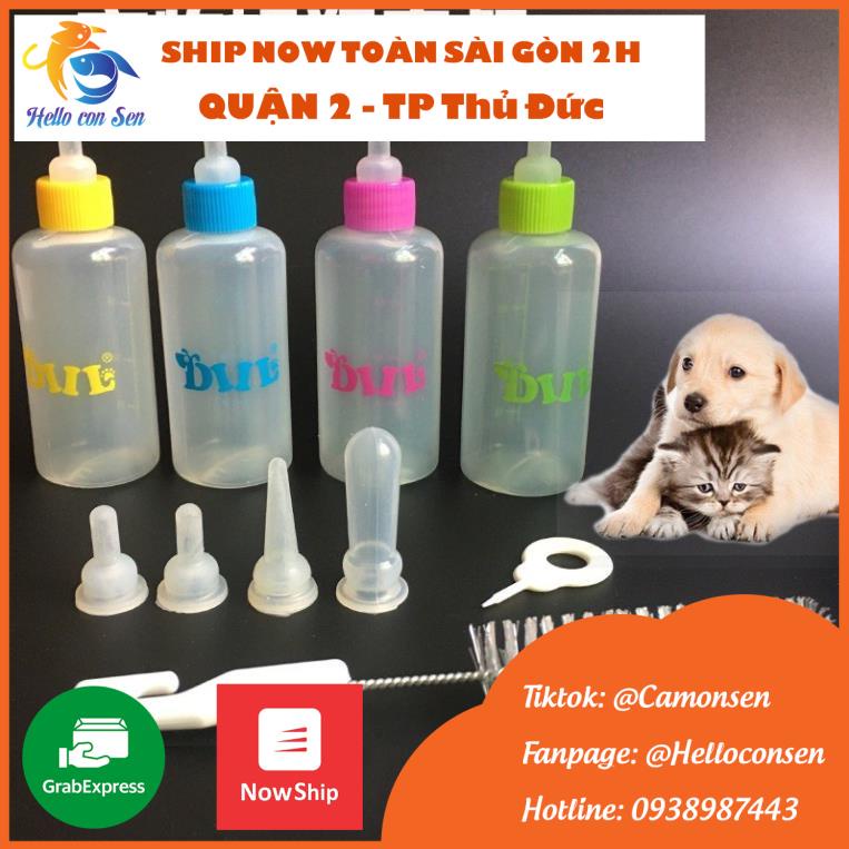 BÌNH SỮA 60ML CHO CHÓ MÈO CON