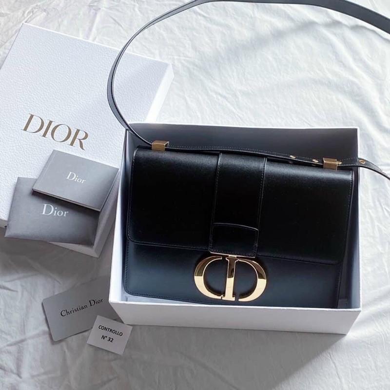 Túi đeo chéo đeo vai 30 MONTAIGNE khoá mạ màu vàng fullbox có hộp