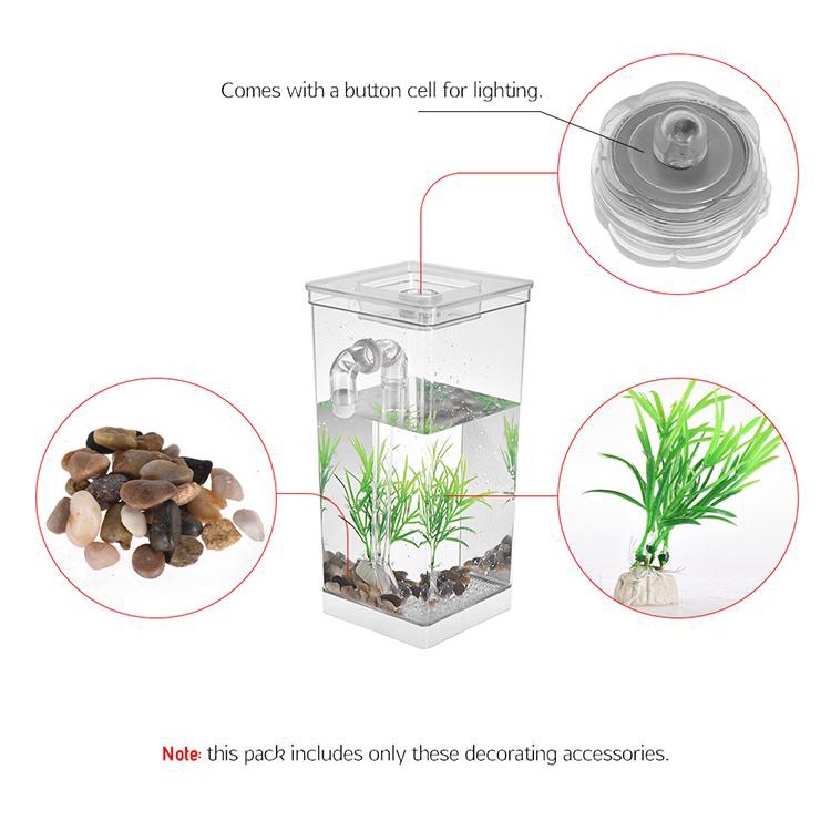 Bể cá thông minh mini My Fun Fish tự làm sạch nước bẩn