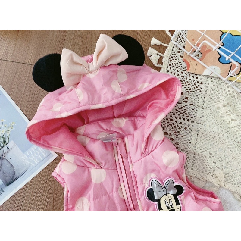 Áo phao gile micky dư xịn 12m-6y