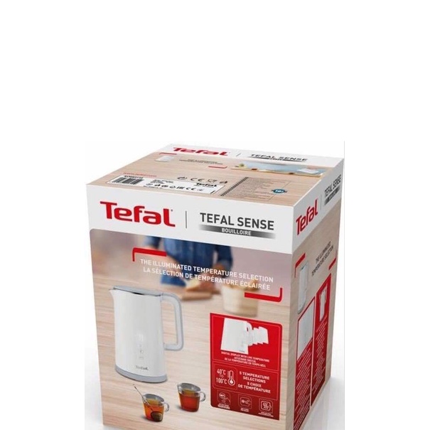 Ấm siêu tốc TEFAL KO6931 1,5L có điều chỉnh nhiệt độ vỏ ngoài cách nhiệt an toàn