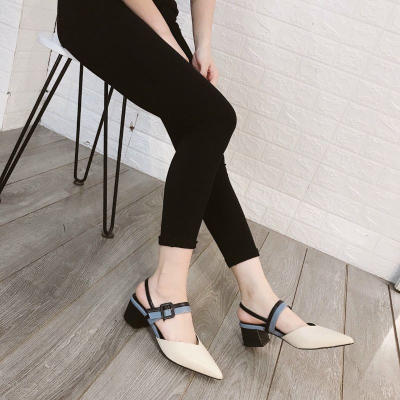 T(ẢNH THẬT) Sandal 5p Quai Khoá Da Mềm Êm Siêu Xinh No Box Cao Cấp