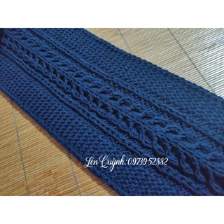 Khăn len đan tay hình bông lúa - Khăn len handmade