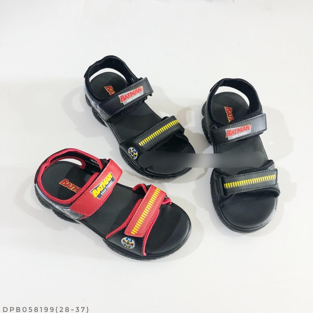 (Size 28-35) Sandal Si PU Cao Cấp Bé Trai  Batman  DPB 058199