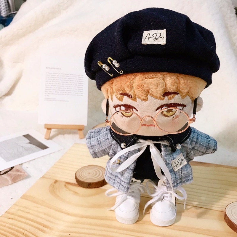 Set Blue Boy Blue Girl , outfit cho doll búp bê 15-20cm