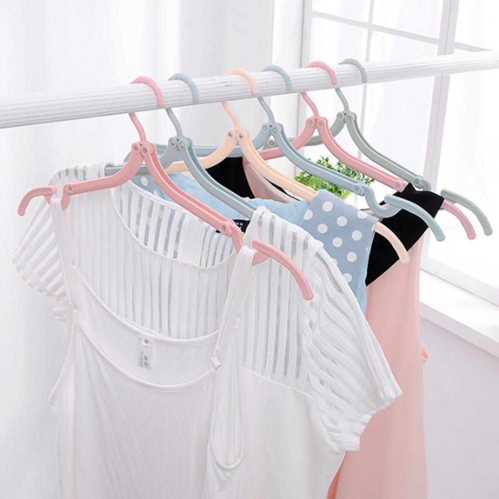 Móc nhựa phơi quần áo gập gọn phơi nhiều loại chống nhăn áo và thuận tiện mang du lịch mã 70007