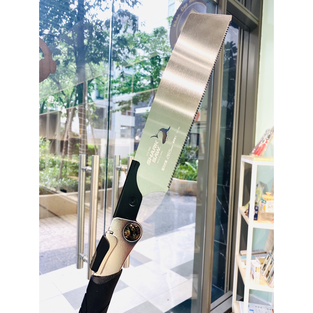 Cưa gỗ Takagi Shark Saw Foldable KATABA 265mm - Loại Gấp | Bước Răng Cưa Nhỏ, Thép SK-85, Cán Bọc Su Mềm, Lưỡi Thay Thế