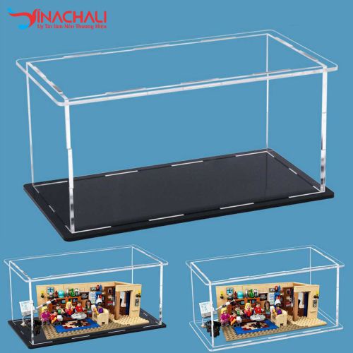 Hộp Mica Trong Suốt Trưng Bày Mô Hình Chống Bụi Bẩn - Loại Lắp Ghép Nhiều Kích Thước