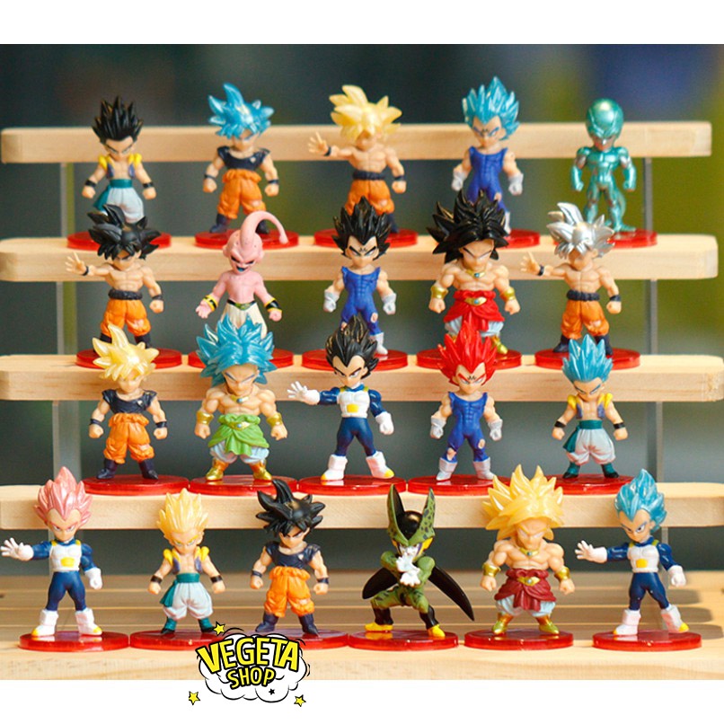 Mô hình Dragon ball - Z Super -  WCF30 đế đen tùy chọn mẫu - Goku Gohan Gotenks Frieza Cell Buu Android Beerus - 6~10cm