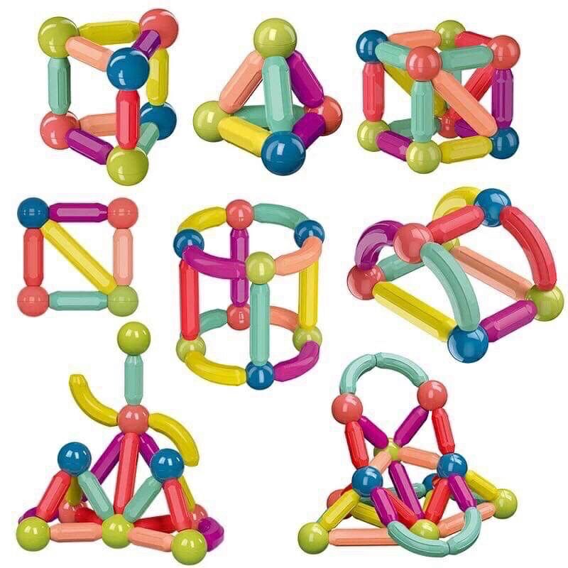 Bộ đồ chơi lego xếp hình bằng nam châm thông minh cho bé 25 khối