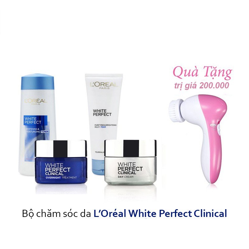 Bộ dưỡng trắng da mờ thâm nám L'Oreal Paris