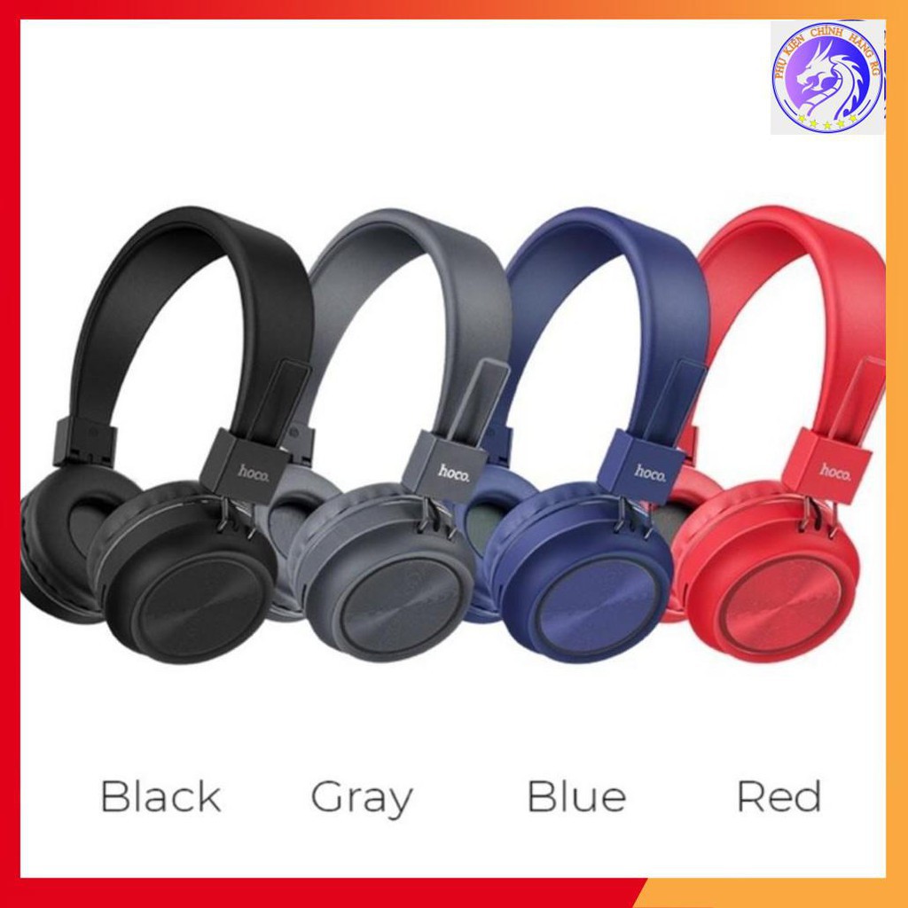 Tai Nghe Chụp Tai Bluetooth Cao Cấp Hoco W25 - Bass Sâu - Âm Thanh Cực Chất