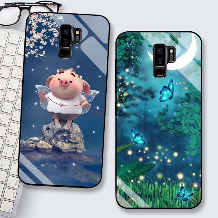Ốp Lưng SAMSUNG S9, S9+ Lưng kính cường lực Sang Trọng, Sáng Bóng