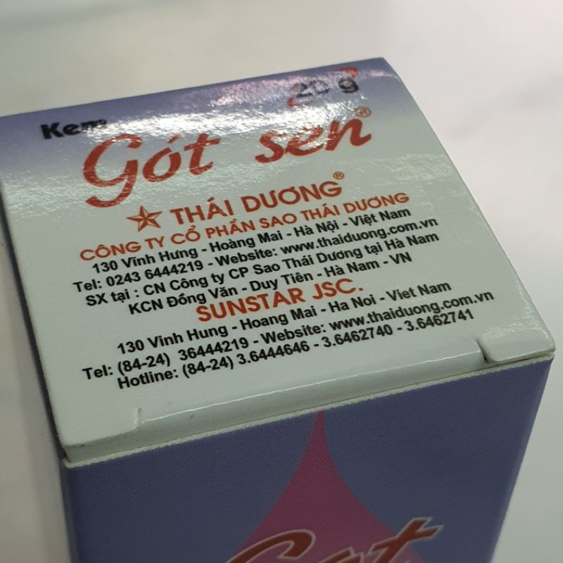 Kem Gót Sen chống nứt nẻ gót dưỡng da chân (20g) - Đông Anh Pharmart