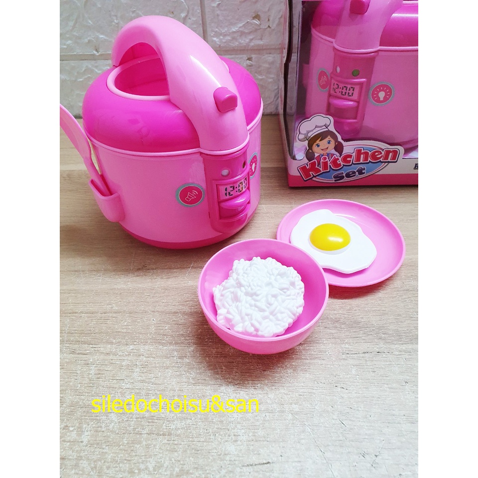 Bộ Đồ Chơi Nhà Bếp Nấu Ăn,Nồi Cơm Điện Đồ Chơi Cho Bé
