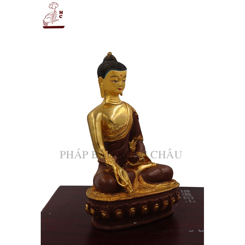 Tượng Dược Sư đồng Đài Loan 22cm