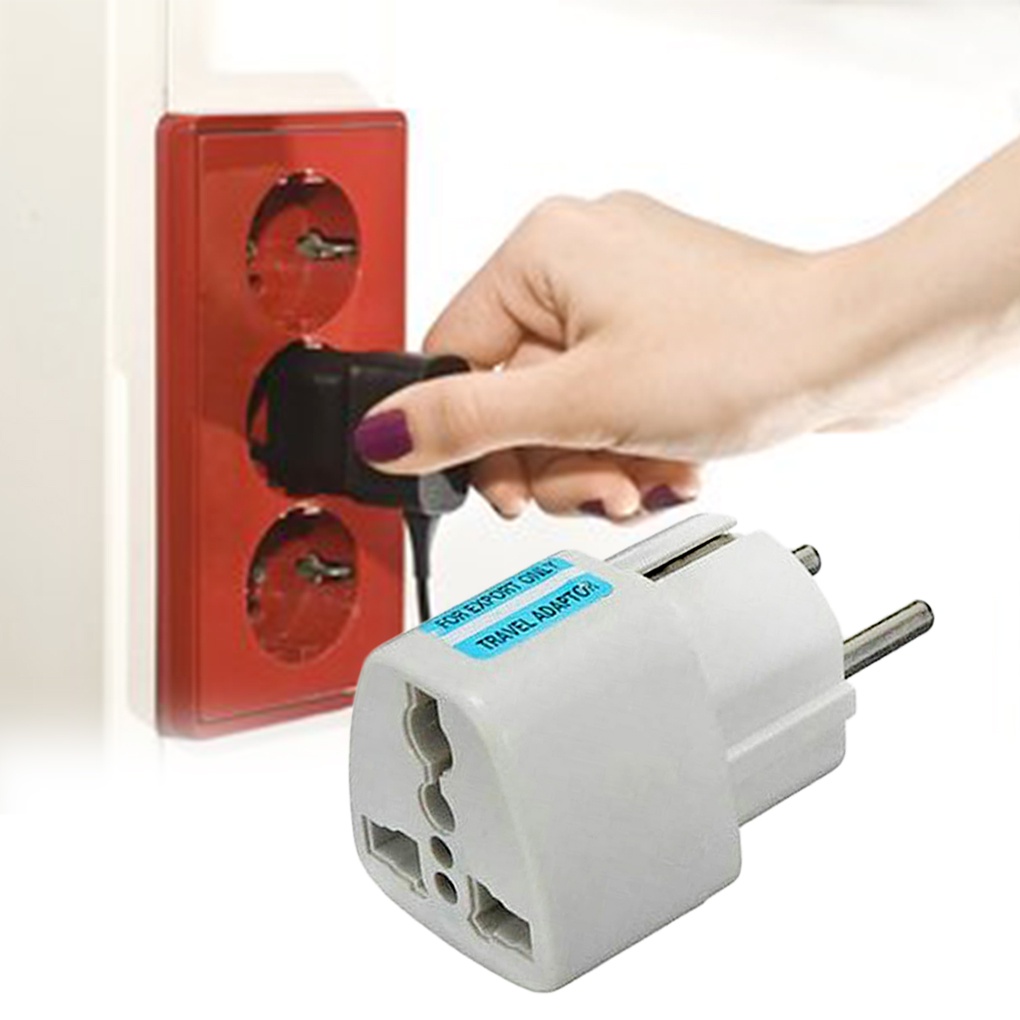 Đầu chuyển đổi nguồn giắc cắm DE nhỏ gọn dành cho du lịch công tác khách sạn