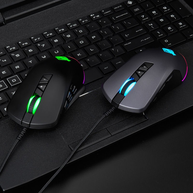 Black Jazz GTI Mô-đun Chuột chơi game USB Có dây RGB Light ăn gà Press Gun Lập trình macro ··